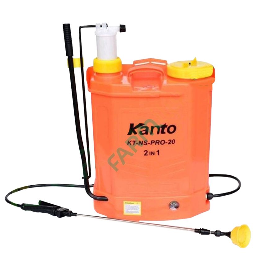 เครื่องฉีดพ่นยาแบบแบตเตอรี่สะพายหลัง 20 ลิตร KANTO 2in1 KT-NS-PRO20